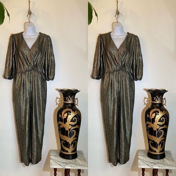 Anthropologie Dolan Glimmer Jumpsuit  - Picture 3 of 7